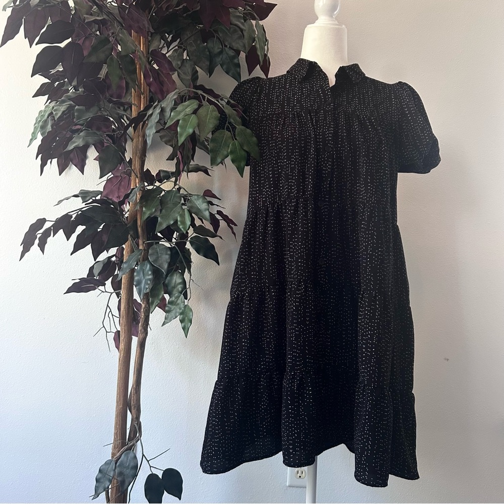 Charming kids Black Dress. Size 14. #0002